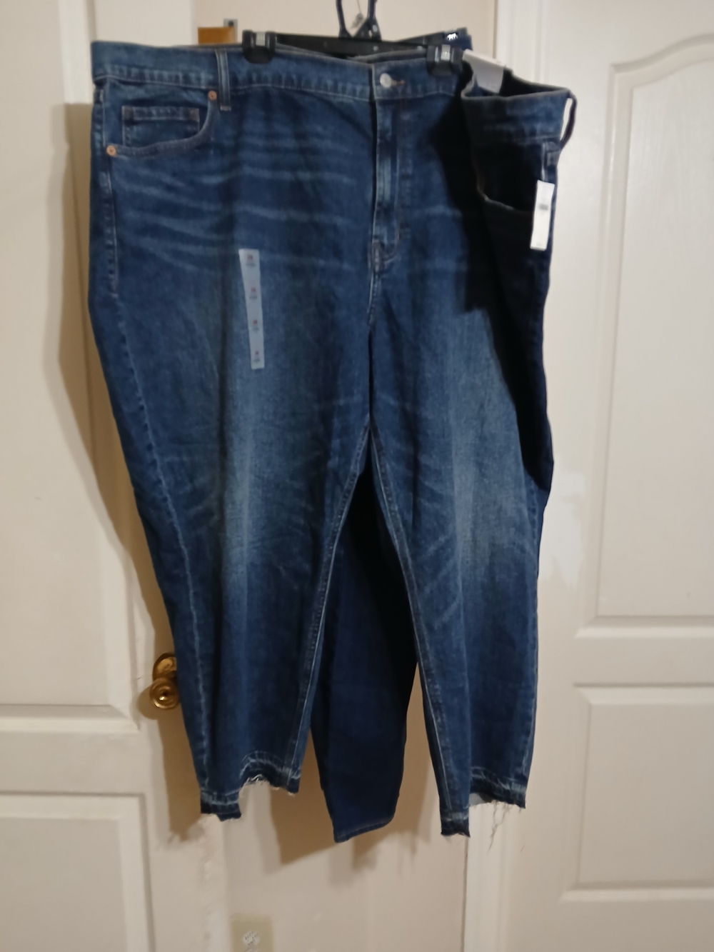 Old Navy Women's Dark Blue Boyfriend Jeans